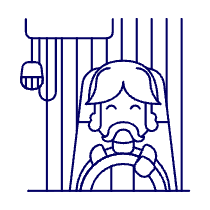 Truck Driver 1 Illustration from UX Line Set