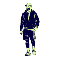 Athleisures 2 Illustration from Urban Hive - Free Set