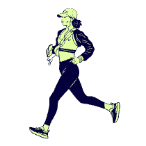 Fitness Enthusiasts Illustration from Urban Hive - Free Set