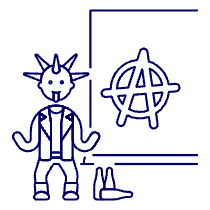 Anarchist 1 Illustration from UX Line Set