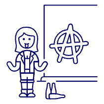 Anarchist 4 Illustration from UX Line Set