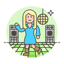 Disco Dancer 3 Illustration from UX Colors Set