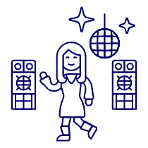 Disco Dancer 4 Illustration from UX Line Set