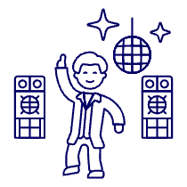 Disco Dancer 5 Illustration from UX Line Set