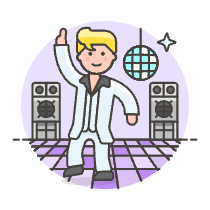 Disco Dancer 6 Illustration from UX Colors Set