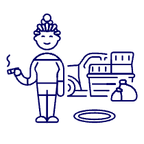 Hoarder 1 4 Illustration from UX Line Set