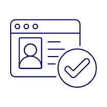Browser Window Check Illustration from UX Line Set