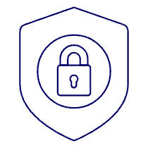 Padlock Shield Illustration from UX Line Set