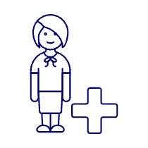Avatar Add 1 2 Illustration from UX Line Set