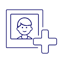 Avatar Frame Add Illustration from UX Line Set