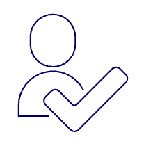 Avatar Neutral Check Illustration from UX Line Set