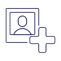 Avatar Neutral Frame Add Illustration from UX Line Set