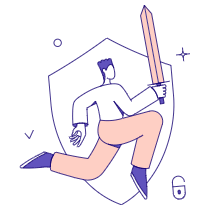 Protect Privacy Illustration from Bangalore - Free Set