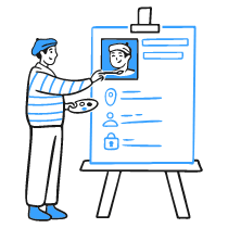 Create Account 4 Illustration from Brooklyn Set