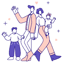 Family Illustration from Bangalore - Pro Set