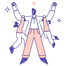 Fatherhood Illustration from Bangalore - Pro Set