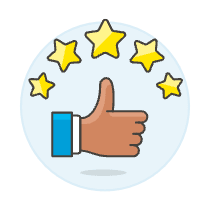 Rating Like 3 Illustration from Free illustrations Set