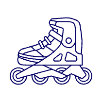 Roller Skate Illustration from UX Line Set