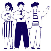 About Our Team 1 Illustration from Milano - Free Set