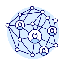 Avatar Network Illustration from UX Duotone - Free Set