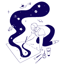 Being Creative 1 Illustration from Milano - Free Set