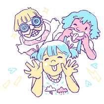 Being Silly Crazy Illustration from Djakarta - Free Set