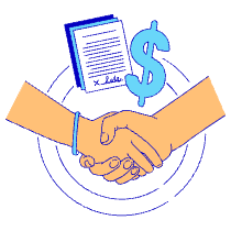 Business Deal Illustration from London - Free Set