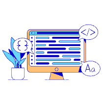 Coding Illustration from London - Free Set