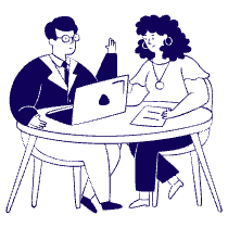 Conversation Businessman Customer 1 Illustration from Milano - Free Set