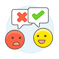 Emoji Discuss Illustration from UX Colors - Free Set