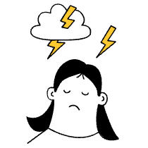 Feeling Moody Illustration from Sketchvalley Set