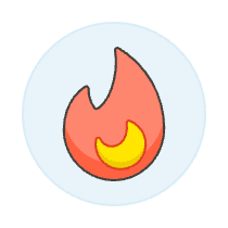 Flame Illustration from UX Colors - Free Set
