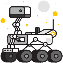 Mars Rover Illustration from Porto - Free Set