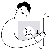 Money Safe Box Illustration from Sketchvalley Set