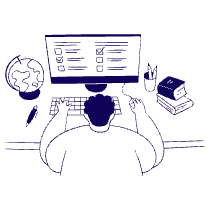 Online Test 2 Illustration from Milano - Free Set