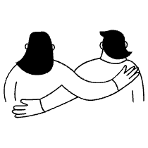 Partner Friend Illustration from Sketchvalley Set