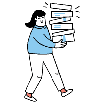 Pile Of Work Illustration from Sketchvalley Set