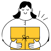 Present Gift Illustration from Sketchvalley Set