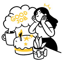 Productive Reward Prize Illustration from Sketchvalley Set