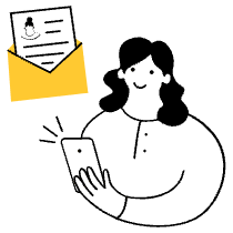 Profile Letter Illustration from Sketchvalley Set