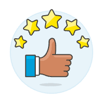 Rating Like 3 Illustration from UX Colors - Free Set