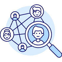 Searching Network Illustration from UX Duotone - Free Set