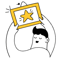 Star Prize Reward Illustration from Sketchvalley Set