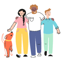 Walk Together 2 Illustration from Barcelona - Free Set