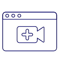 Video Browser Add Illustration from UX Line Set