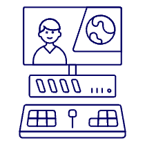 Video Workstation 1 Illustration from UX Line Set