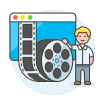 Video Editor 1 Illustration from UX Colors Set