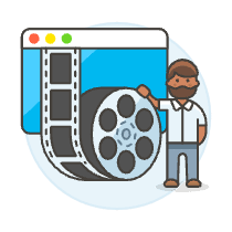 Video Editor 2 Illustration from UX Colors Set