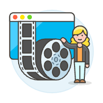 Video Editor 4 Illustration from UX Colors Set