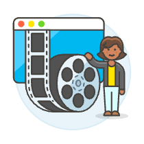 Video Editor 5 Illustration from UX Colors Set